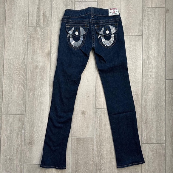 (New) True Religion World Tour Jeans Women's Dark Wash Skinny Denim Size 29 NWOT - Picture 7 of 16